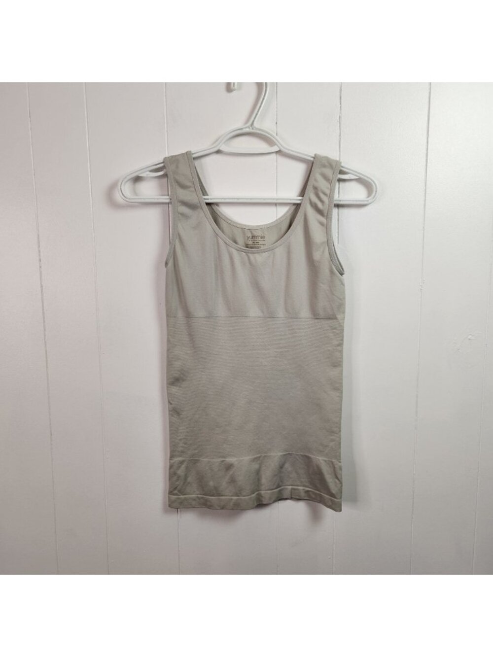 Yummie Heather Thompson Gray Shaping Tank Top Shapewear size Medium Large